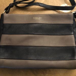 Radley London Crossbody navy and gray leather